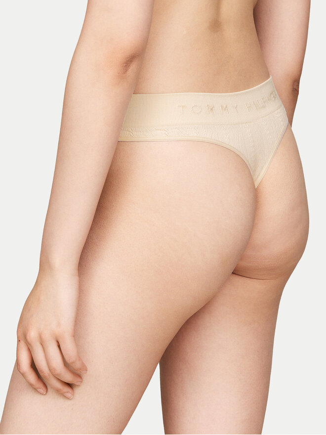 Tommy Hilfiger Tommy Hilfiger Stringtanga UW0UW05503 Beige