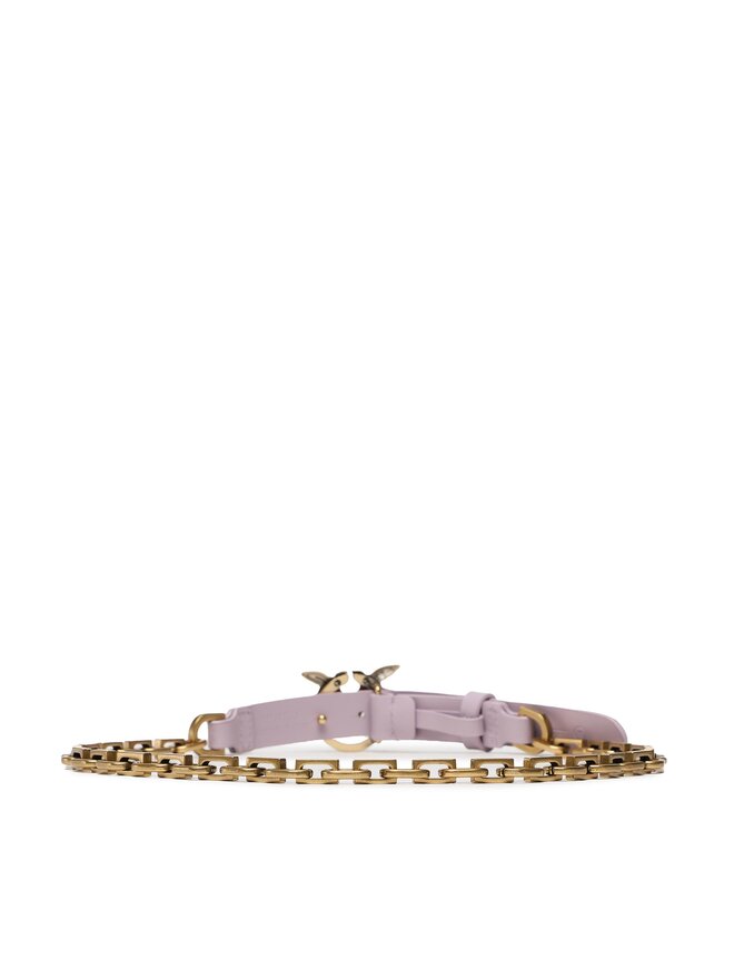 PINKO Damengürtel Pinko Love Day Chain H2 Belt PE 23 PLT01 100133 A0F1 Violett