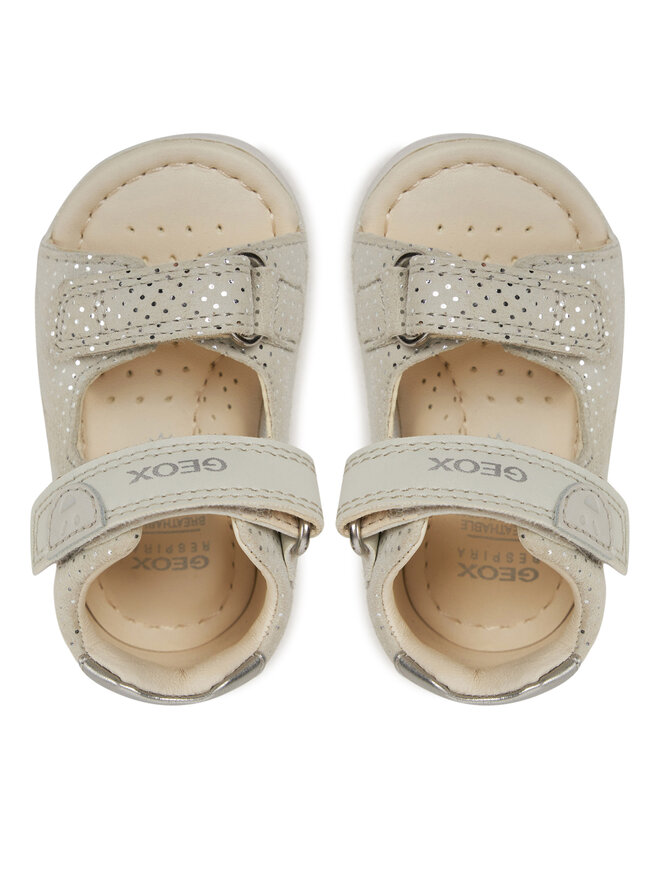 Geox Sandale Geox B Sandal Macchia Gir B254WA 00754 C1Q1N Srebrna