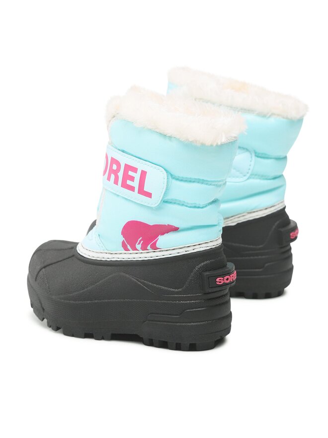 Sorel Śniegowce Sorel Childrens Snow Commander NC1960-428 Błękitny