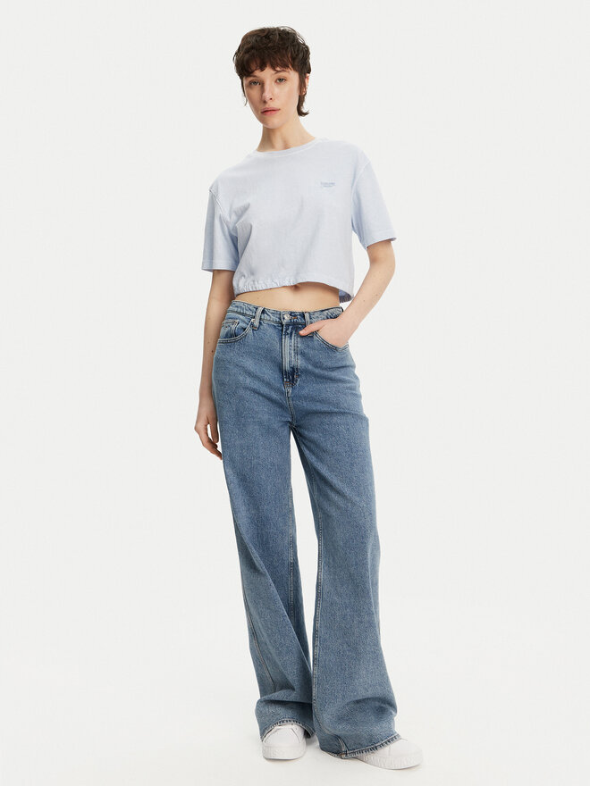 Tommy Jeans Tommy Jeans Camiseta DW0DW20324 Celeste Relaxed Fit