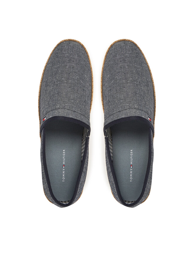 Tommy Hilfiger Еспадрильї Tommy Hilfiger Hilfiger Chambray Espadrille FM0FM05391 Голубий
