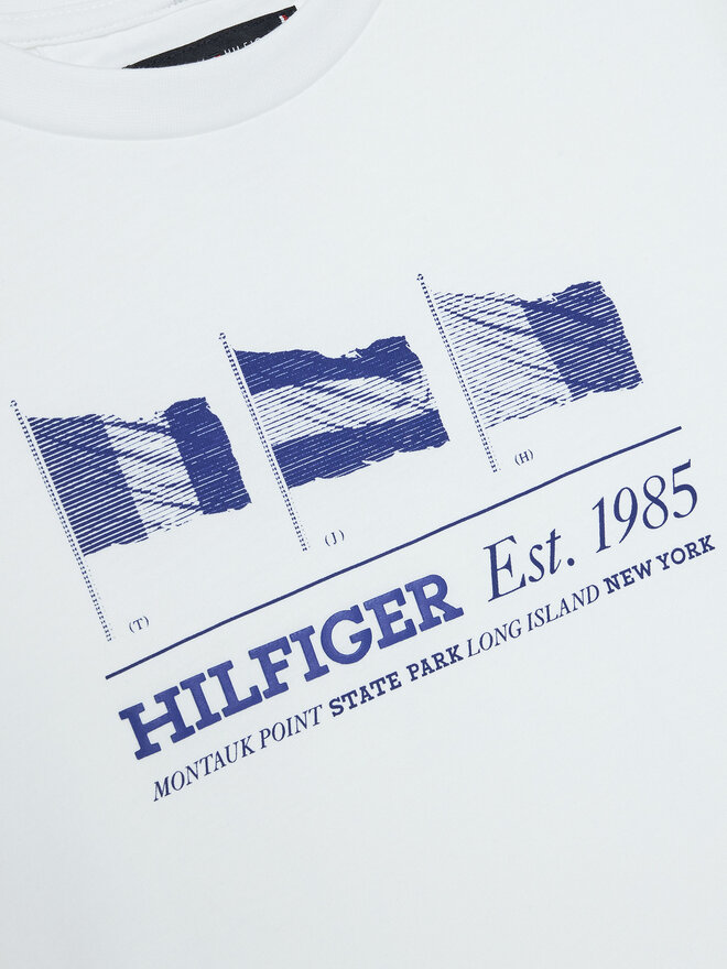 Tommy Hilfiger Tommy Hilfiger Camiseta KB0KB09350 S Blanco Regular Fit