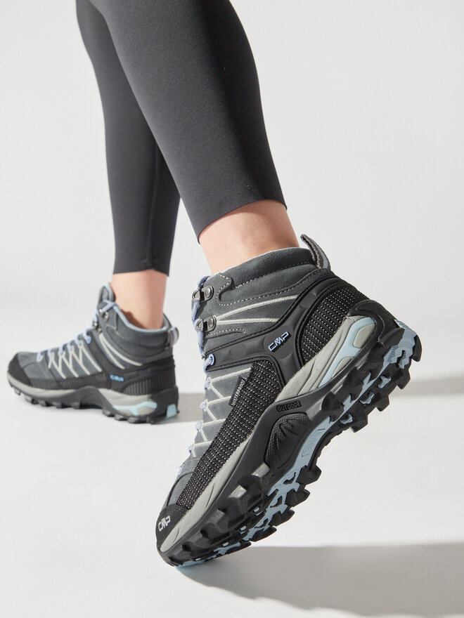 CMP Туристически CMP Rigel Mid Wmn Trekking Shoes Wp 3Q12946 Сив