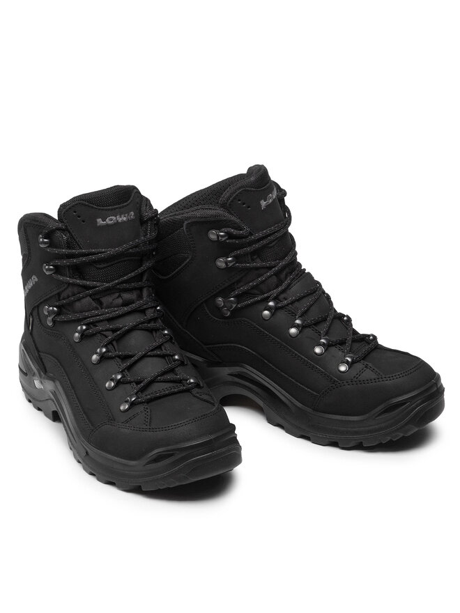 Lowa Trekkingschuhe Lowa Renegade Gtx Mid GORE-TEX 310945 Schwarz