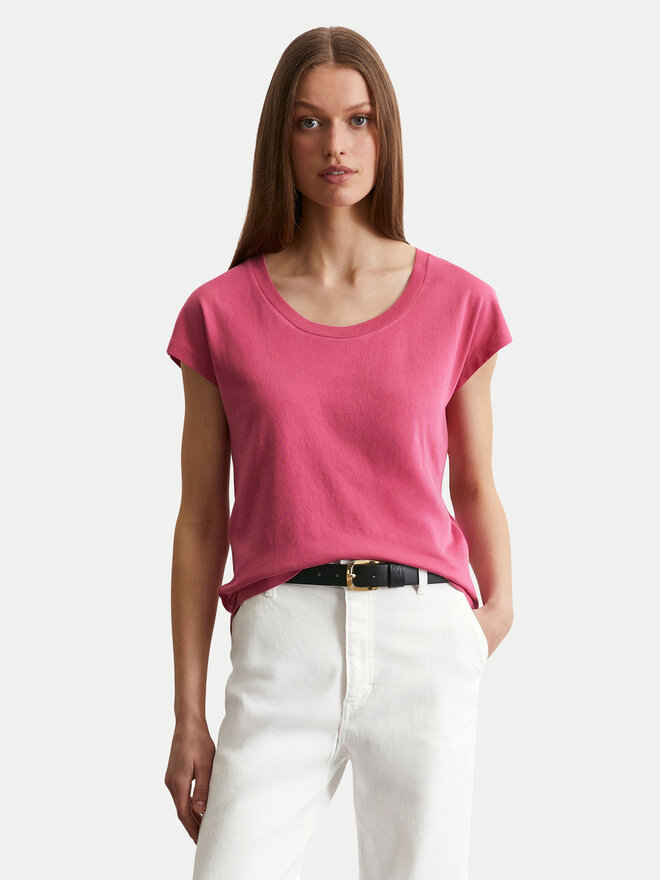 Marc O'Polo Marc O'Polo Marškinėliai 516 2100 50073 Rožinė Regular Fit