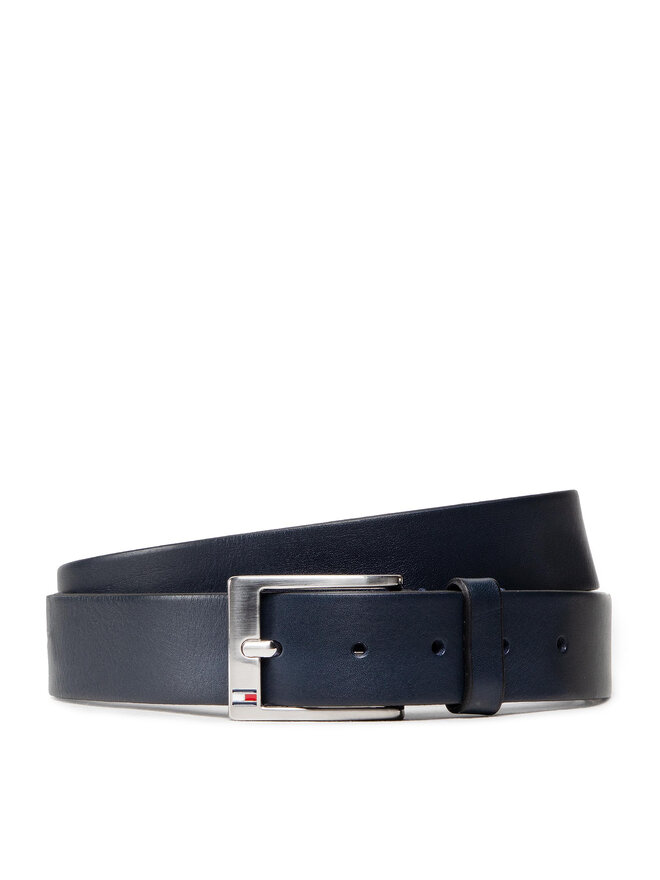 Tommy Hilfiger Cintura da uomo Tommy Hilfiger New Aly Belt AM0AM08363 Blu scuro