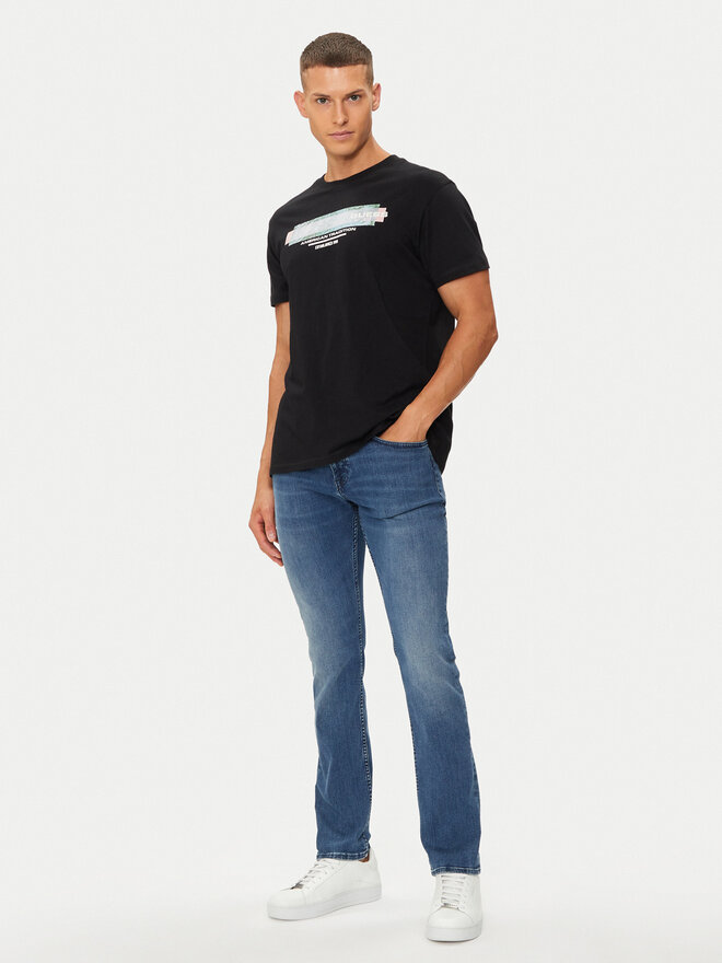 Guess Guess T-Shirt M4YI03 I3Z14 Μαύρο Regular Fit