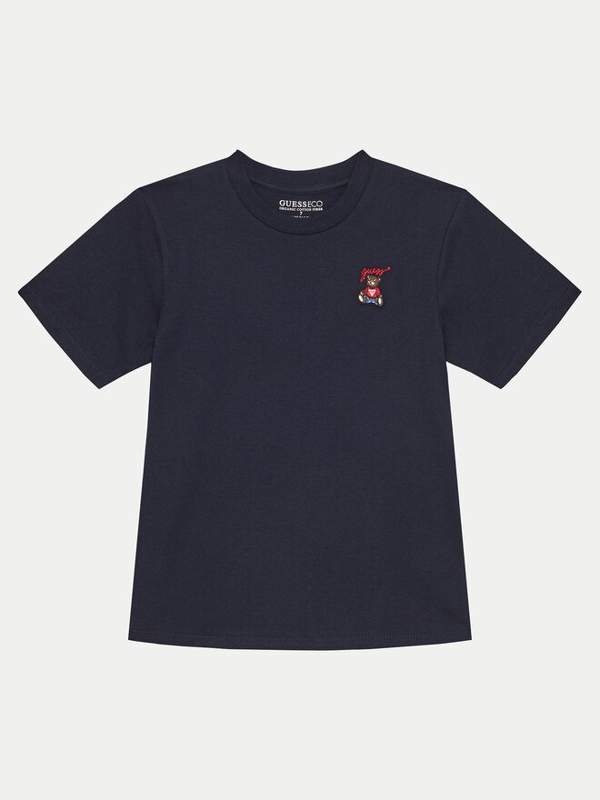 Guess Guess Marškinėliai L5RI33 I3Z14 Tamsiai mėlyna Oversize