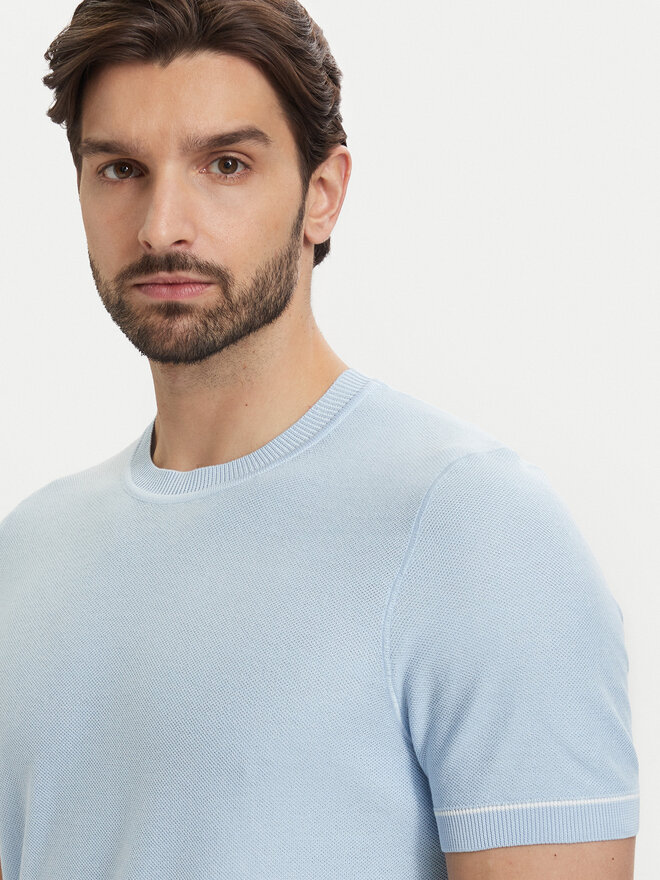 BOSS BOSS T-Shirt H-Nalon 50560482 Hellblau Regular Fit