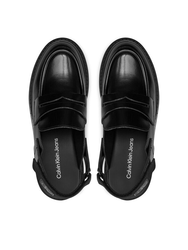 Calvin Klein Jeans Sandály Calvin Klein Jeans Combat Sling Mule LTH Černá