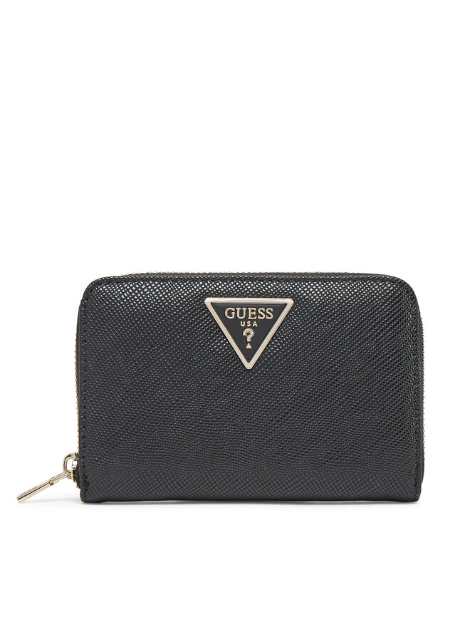 Guess Голям дамски портфейл Guess WZG85 00140 Черен