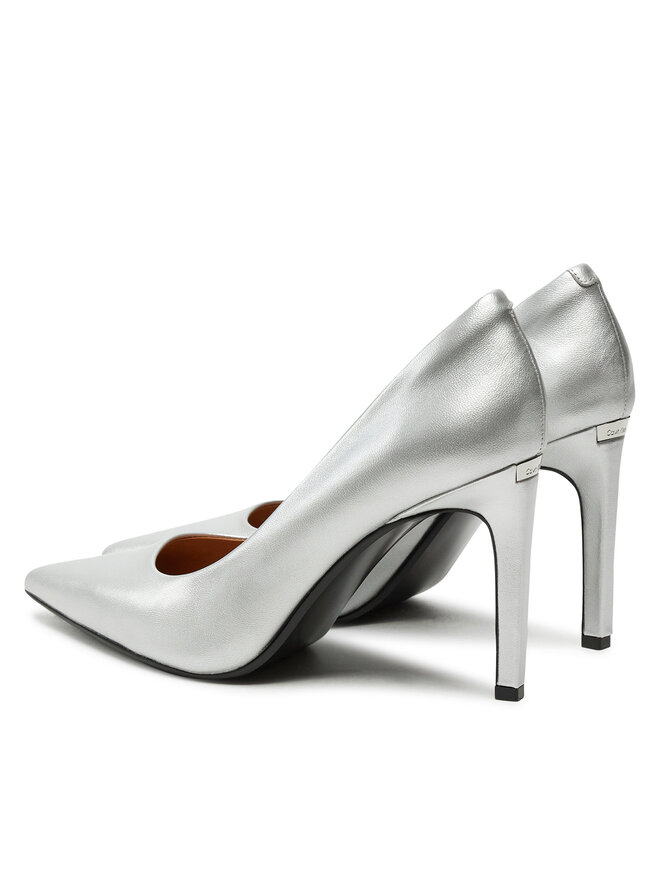 Calvin Klein Magassarkú Calvin Klein Heel Pump 90 - Met HW0HW02431 Ezüst