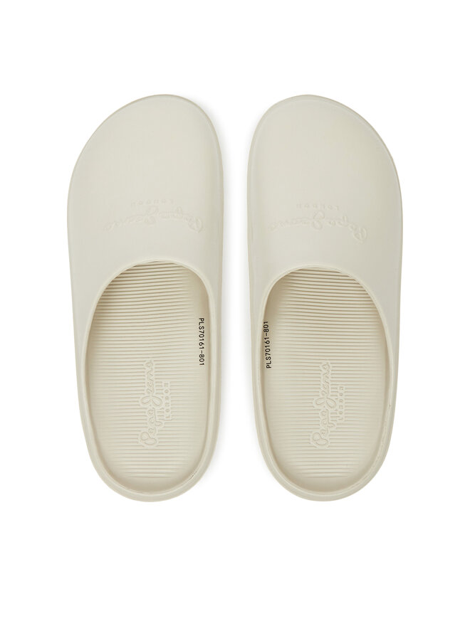 Pepe Jeans Natikači Pepe Jeans Sun Beach PLS70161 Bela