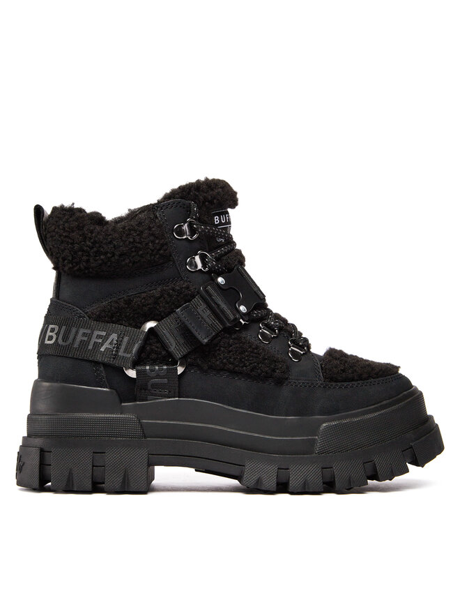 Buffalo Черевики туристичні Buffalo Aspha Com Mid Warm 1622328 Чорний