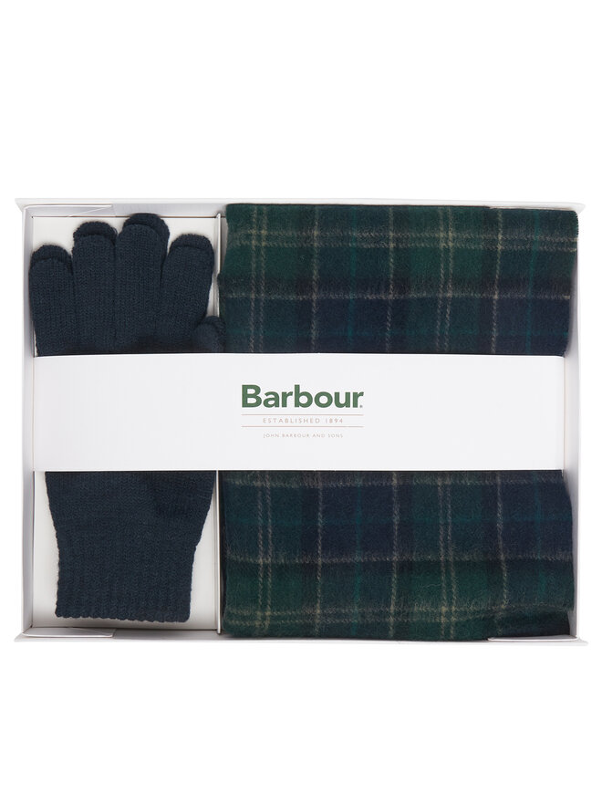 Barbour Juego de bufanda y guantes Barbour MGS0018NY91 Azul marino