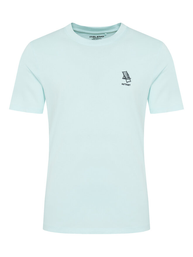Blend Blend Camiseta 20718848 Turquesa Regular Fit
