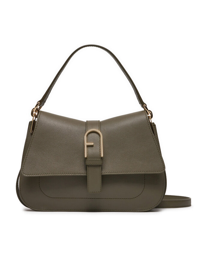 Furla Ročna torba Furla Flow M Top Handle WB00996-BX2045-2810S-1007 Zelena