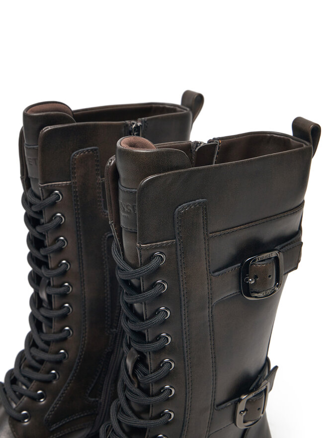 TWINSET Kozačky TWINSET 242TGT122 Hnědá
