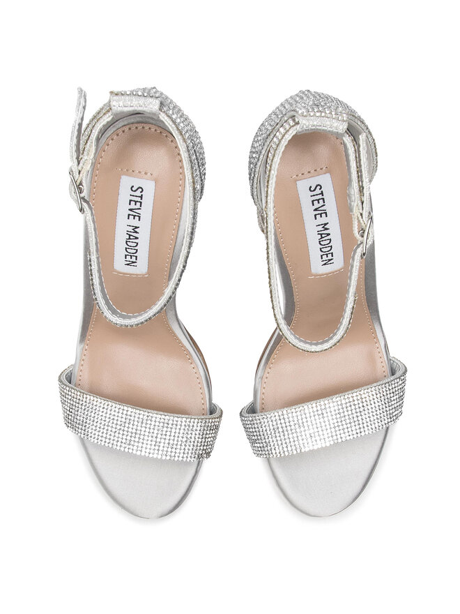 Steve Madden Sandali Steve Madden Carrson-R SM11000371-02003-968 Srebrna