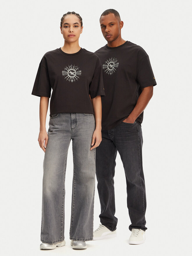 Puma Puma Marškinėliai Unisex Harry Potter 630092 Juoda Oversize