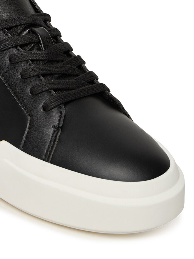 Calvin Klein Snīkeri Calvin Klein Chunky Cupsole Laceup Lth Wn YW0YW01947 Melns