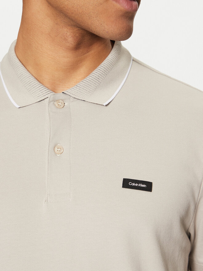 Calvin Klein Calvin Klein Poloshirt K10K114141 Beige Regular Fit
