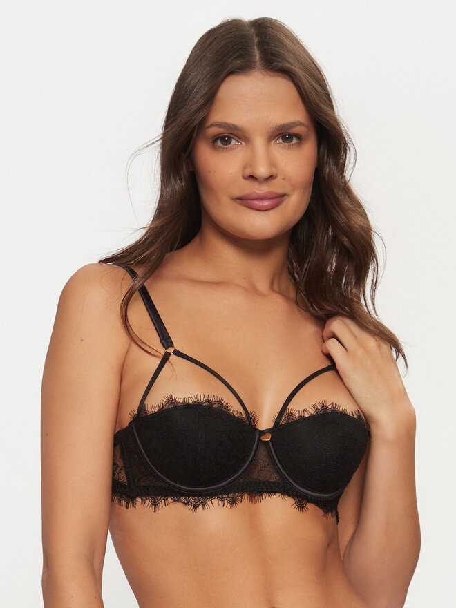TWINSET TWINSET Σουτιέν Balconette 242LL6J33 Μαύρο