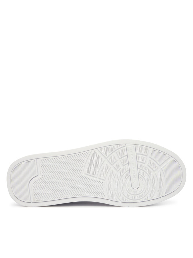 Tommy Hilfiger Сникърси Tommy Hilfiger Th Court Lth Detail Ess FM0FM05367 Бял