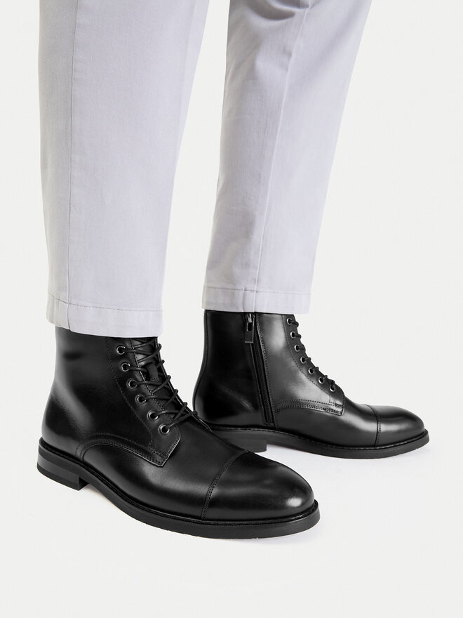 GINO ROSSI Schnürschuhe GINO ROSSI DANTE-06 124AM Schwarz