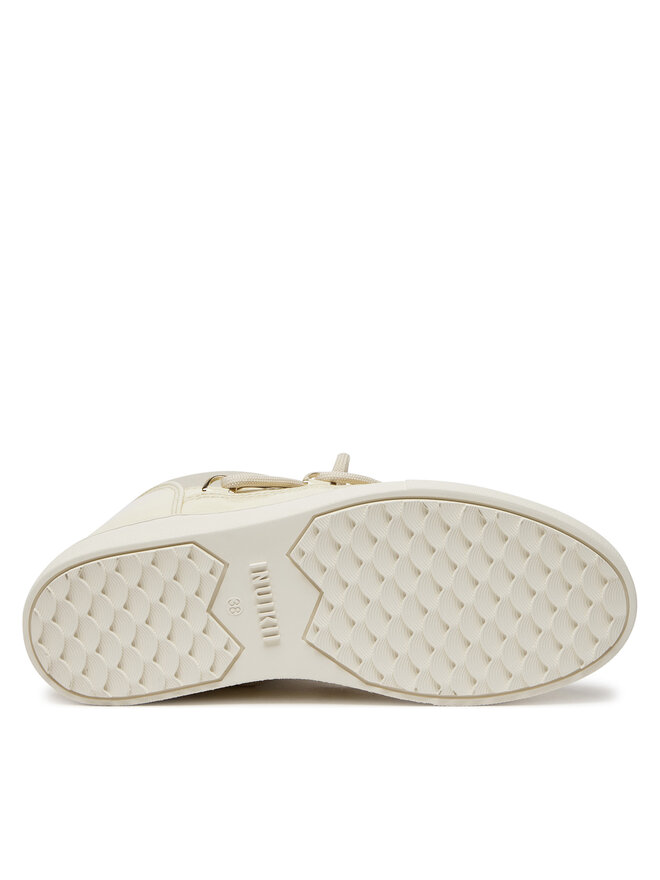 Inuikii Śniegowce Inuikii Gloss Wedge 75203-007 Écru