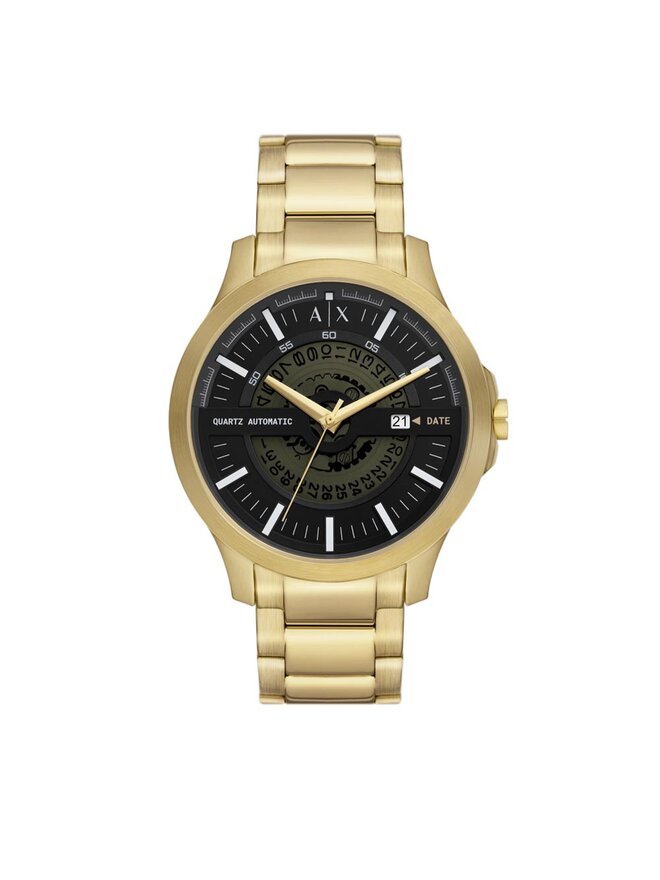 Armani Exchange Zegarek Armani Exchange Hampton AX2443 Złoty