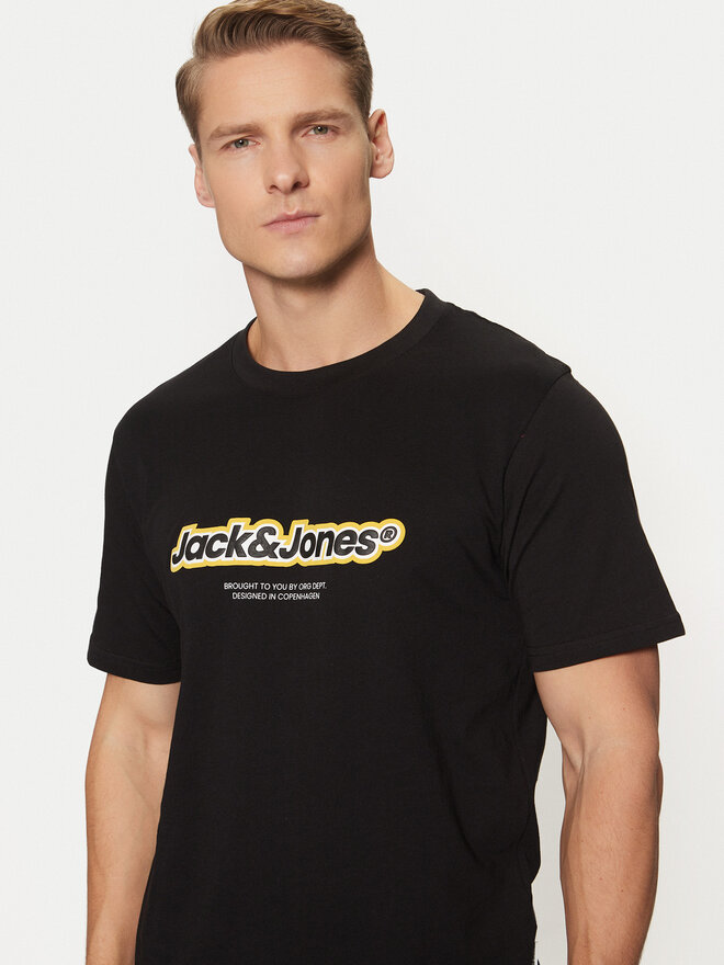 Jack&Jones Jack&Jones Marškinėliai Vesterbro 12265740 Juoda Relaxed Fit
