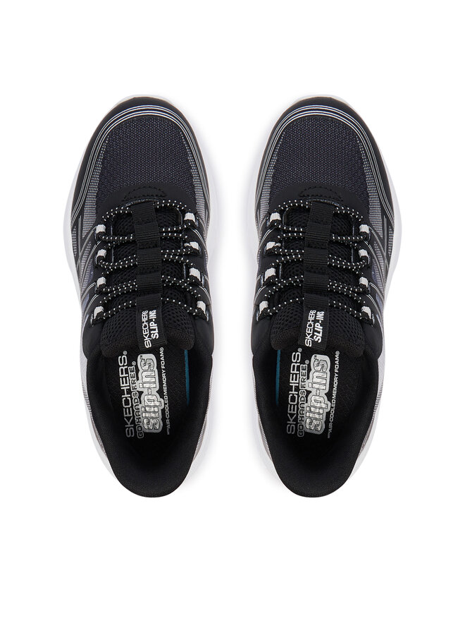 Skechers Sneakers Skechers Microspec Velocity - Grid-Shift 404220L/BKSL Schwarz