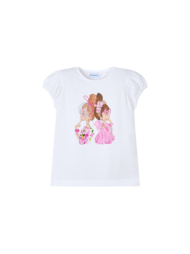 Mayoral Mayoral Camiseta 3003 Écru Regular Fit