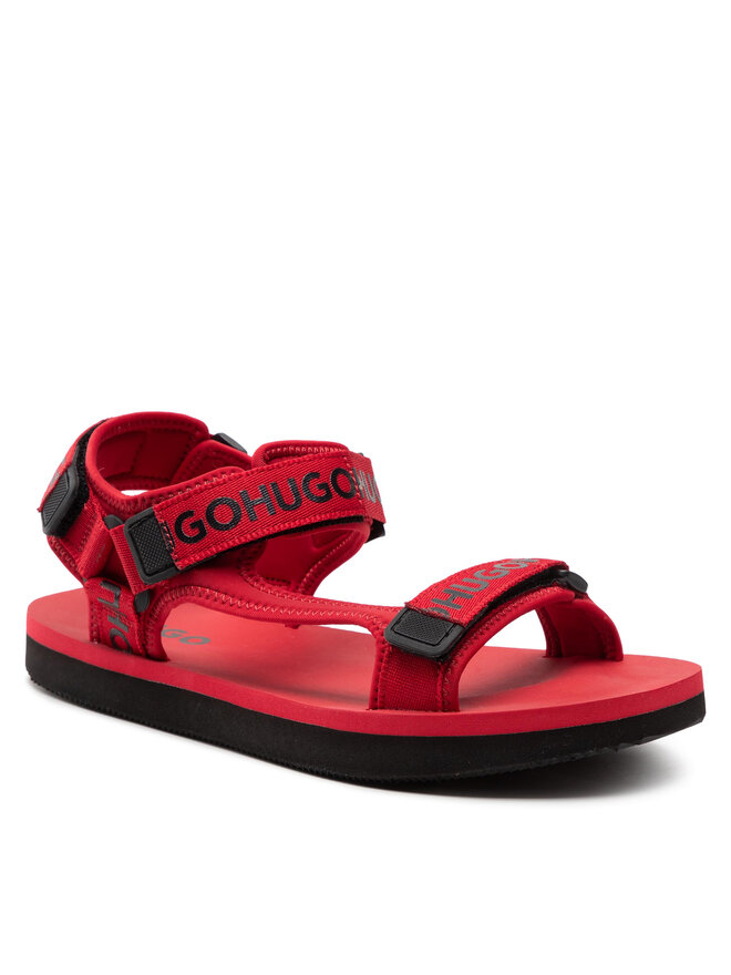 HUGO Σανδάλια Hugo Jeans Sand 50474939 10242062 01 Κόκκινο