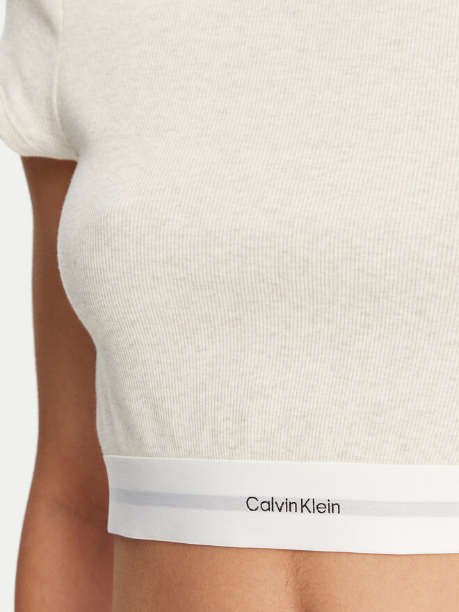 Calvin Klein Underwear Calvin Klein Underwear Póló LV00QS7349 Bézs Slim Fit