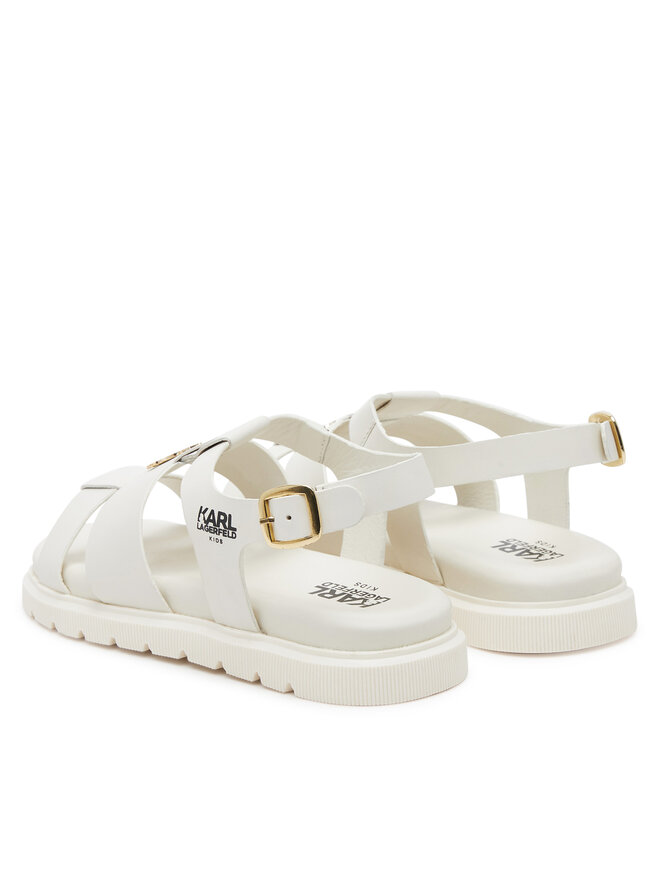 Karl Lagerfeld Kids Sandali Karl Lagerfeld Kids Z30372 S Écru