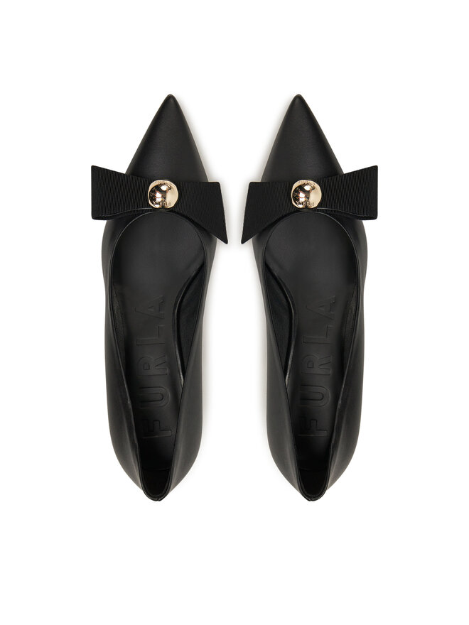 Furla Pantofi cu toc subțire Furla Sfera Decollete YI40SFE BX3614 O6000 Negru