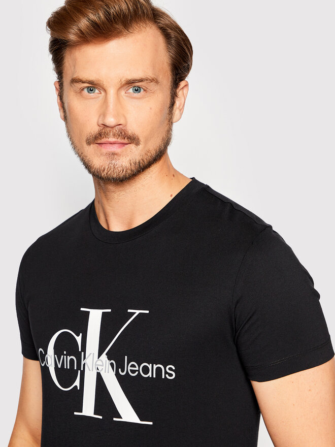 Calvin Klein Jeans Calvin Klein Jeans Футболка J30J320935 Чорний Slim Fit
