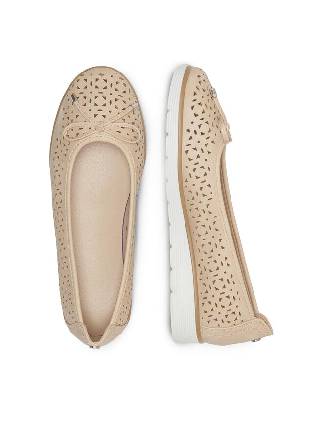 Clara Barson Ballerinas Clara Barson WYL3650-2 Beige