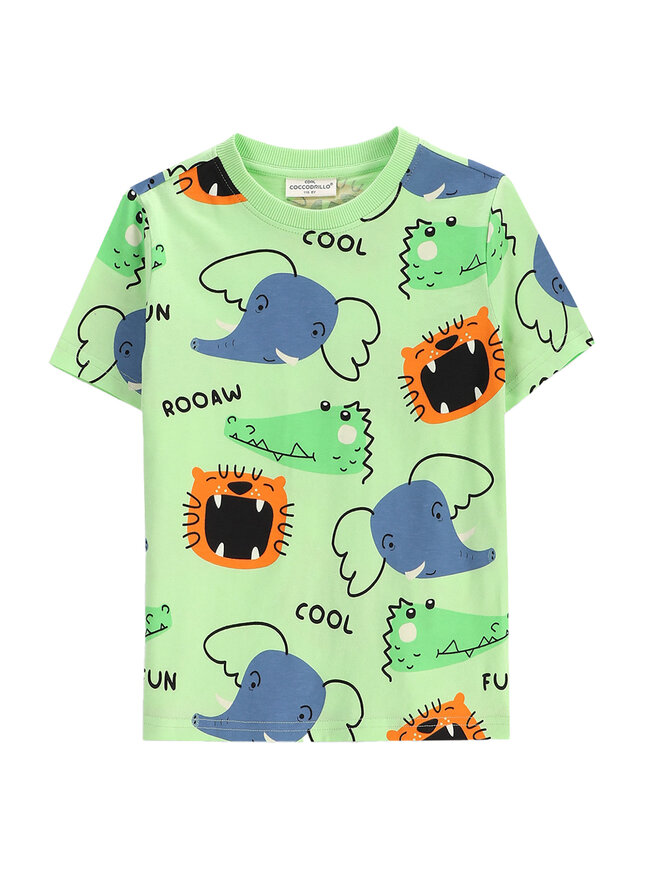 Coccodrillo Coccodrillo Camiseta WC5143208VBD Verde Regular Fit