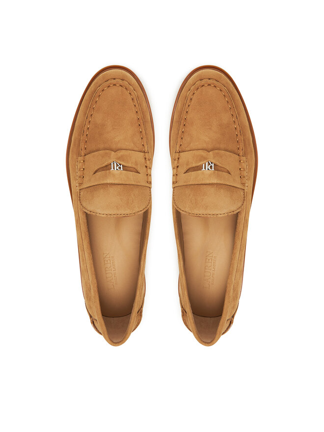 LAUREN RALPH LAUREN лоуфъри с дебела подметка LAUREN RALPH LAUREN Marli 802974357001 Кафяв