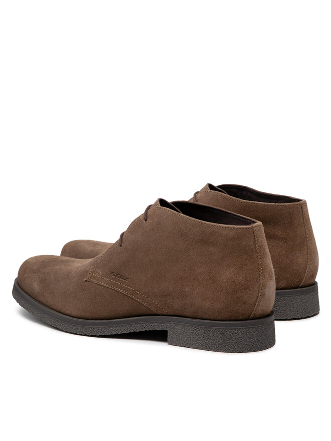 Geox Šnurovacia obuv Geox U Claudio A U0458A 00022 C6005 Hnedá