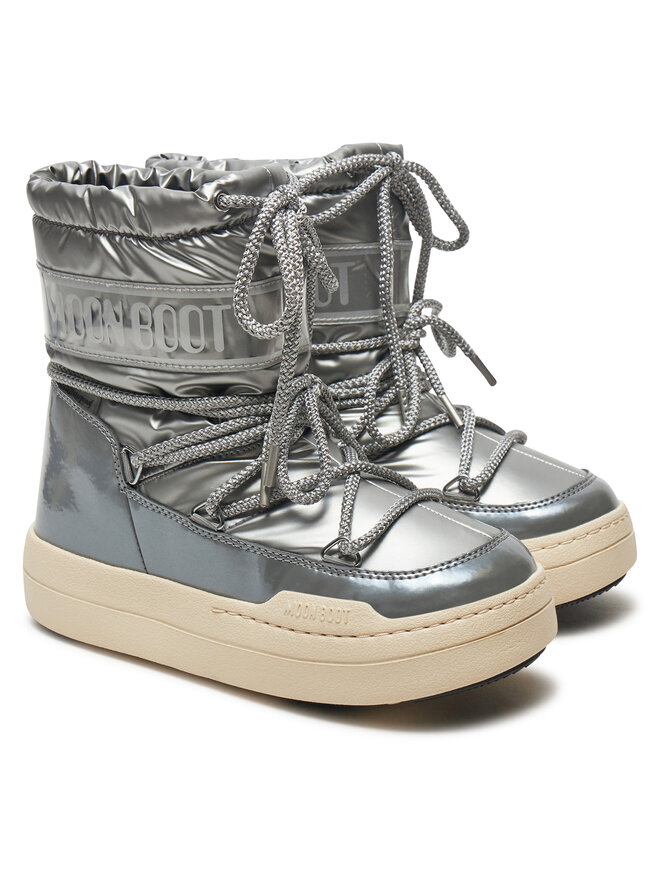 Moon Boot Čizme za snijeg Moon Boot Junior Park Boot 80D3440020 Srebrna