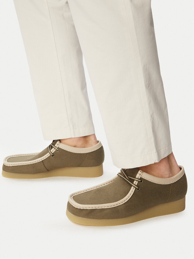 Clarks Туфлі Clarks Wallabee EVO 26186172 Зелений