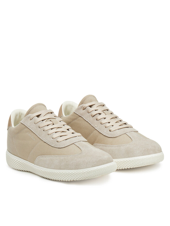 Calvin Klein Снікерcи Calvin Klein Low Top Lace Up Cv Mix HM0HM01724 Бежевий