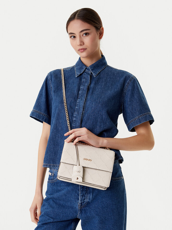Liu Jo Handtasche Liu Jo Ecs M Crossbody AF5055 E0538 Écru
