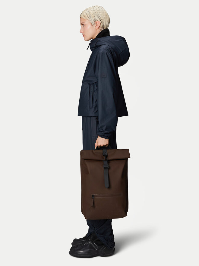 Rains Σακίδιο Rains Rolltop Rucksack W3 13320 Καφέ