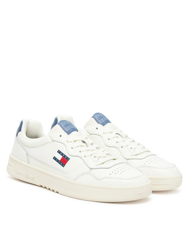 Tommy Jeans Сникърси Tommy Jeans (New)Tjm Cupsole Leather Ess EM0EM01443 Бял